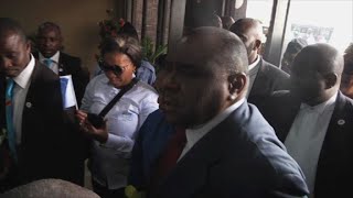DR Congo ex-warlord Bemba returns home ahead of election