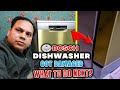 Got damaged bosh dishwasher  what to do next 