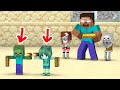 Monster school  why did the herobrine punish 2 baby zombie  minecraft animation