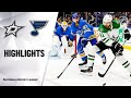 NHL Highlights | Stars @ Blues 2/29/20