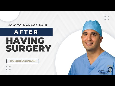 How to Manage Pain After Surgery