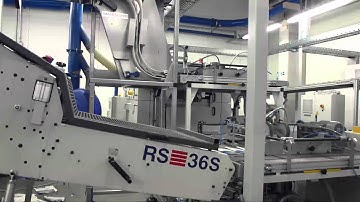 RIMA-SYSTEM Conveying, trim & stack Lithoman 48p short grain 062