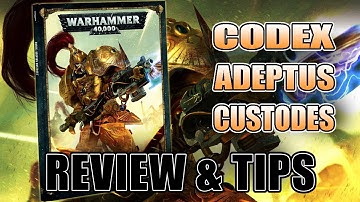 Top 10 Adeptus Custodes Codex Tips To Make the Army Work