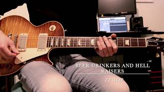 "Beer Drinkers And Hell Raisers" - ZZ TOP (Billy Gibbons guitar solo) - cover by Carmine D'Onofrio