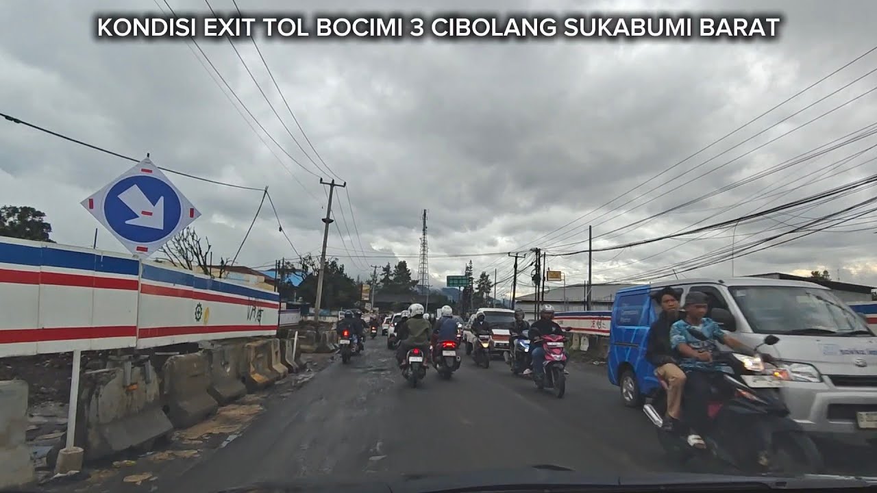 KONDISI EXIT TOL BOCIMI 3 CIBOLANG SUKABUMI BARAT 2 MARET 2026