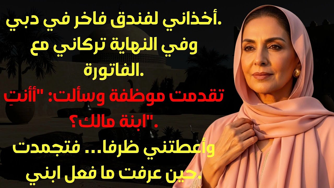 هرب ابني من الفندق وتركـني بلا مال… ثم سألتني الموظفة هل أنتِ ابنةُ ذلك الرجل؟