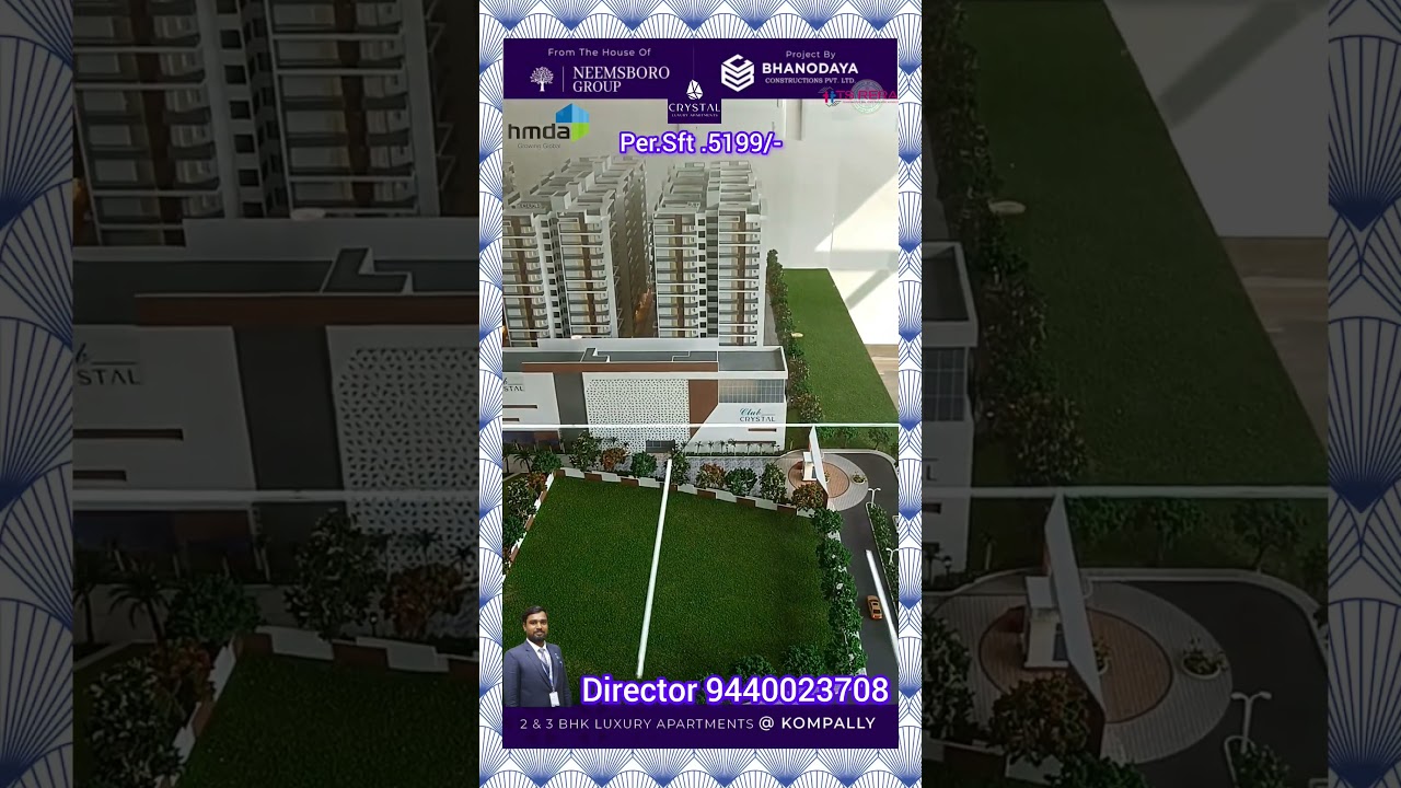 Luxury Flats 2024 Kompally Crystal Neemsboro 