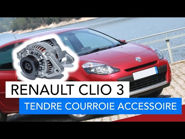 Renault clio 3 - Comment tendre sa courroie d'accessoire