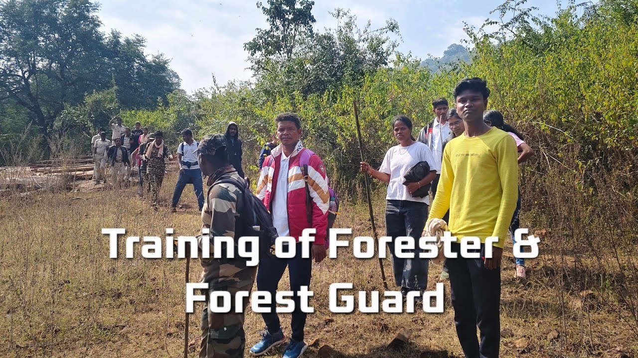 Training & 1st experience in Forest For Forester and Forest Guard by Odisha Forest Department