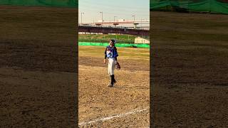 試合中カメラに笑顔を振り撒く天才野球ＪＫ。#shorts