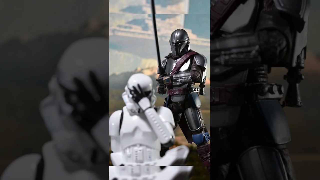 Stormtrooper taken by The Mandalorian (Star Wars Black Series Mando Monday Photography)