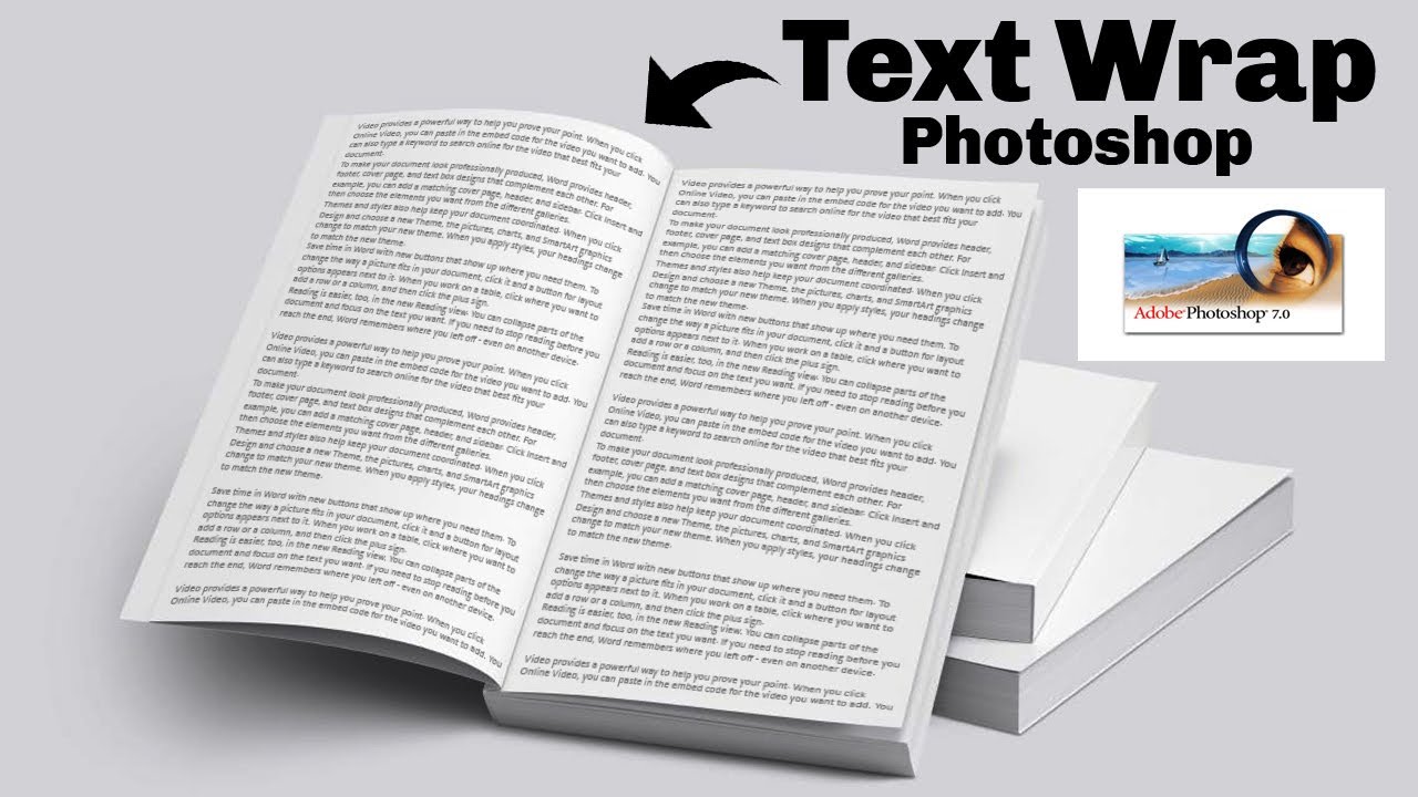 Text wrap in photoshop tutorial youtube