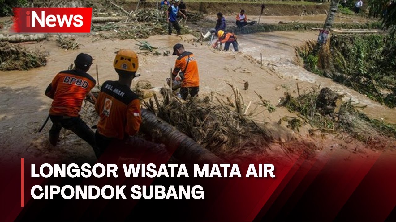 Longsor Wisata Mata Air Cipondok Subang, Dua Orang Tewas