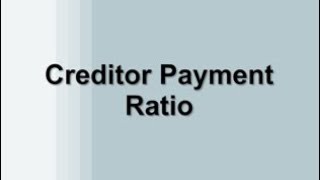 How to Calculate Your Creditor Days Ratio