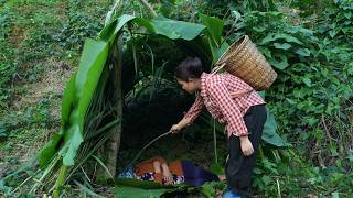 The kind-hearted poor girl used the money she had worked hard to earn to help the old woman.