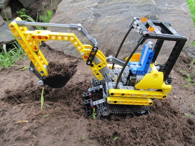 LEGO Technic 8047 Compact Excavator - A-model YouTube