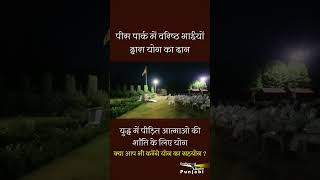 क्या आप भी करेंगे योग का सहयोग ? पीस पार्क में वरिष्ठ भाईयों द्वारा योग का दान #shorts