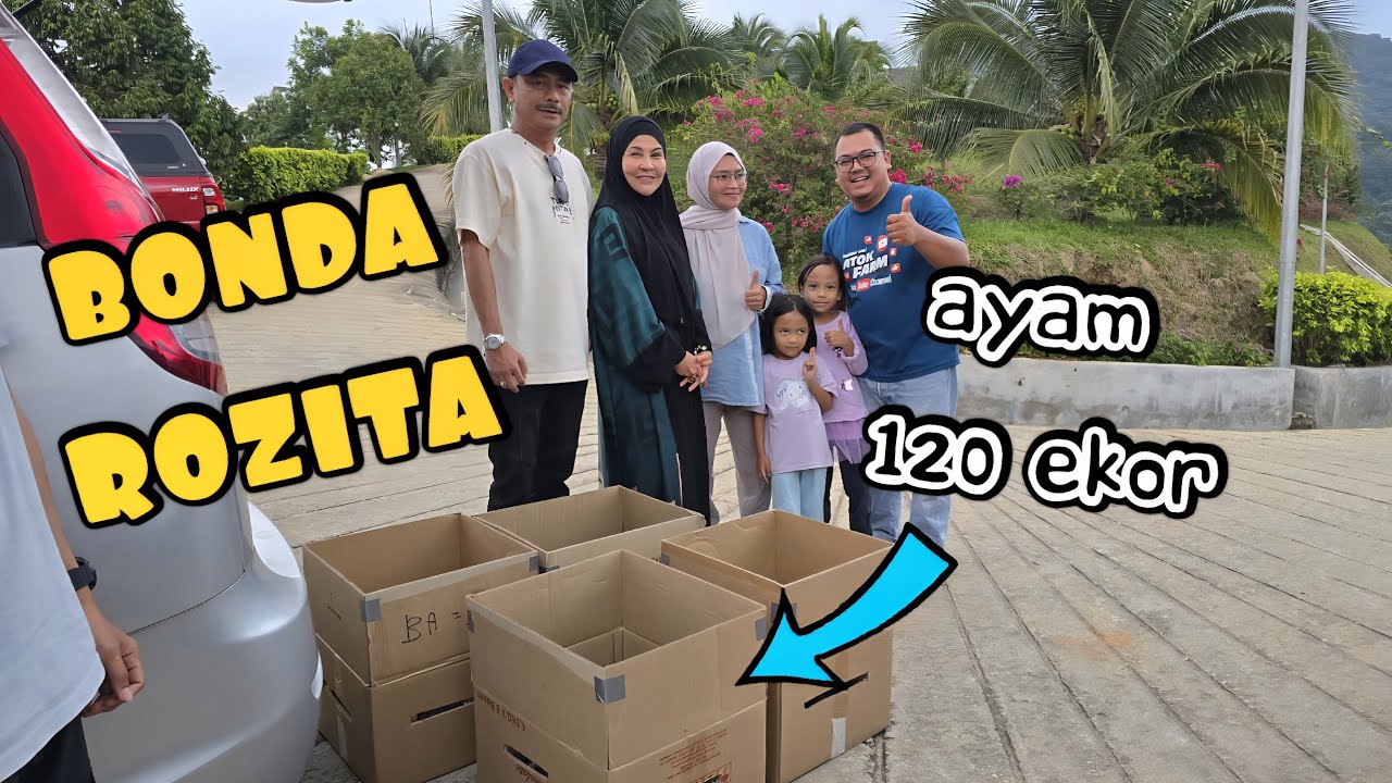 ✅️ 120 Ekor Ayam Purebreed Dihantar ke Rumah Bonda Rozita. Setel Dulu Urusan Perkambingan
