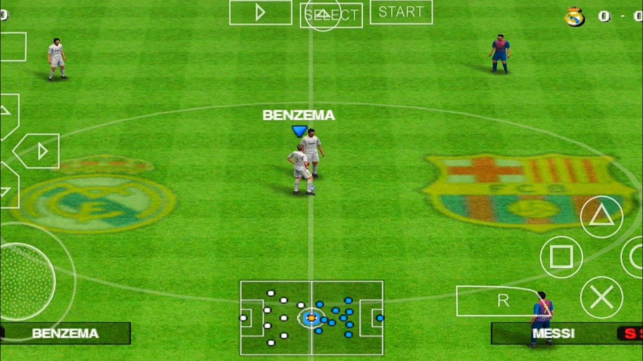 PES 12 | Real Madrid Vs Barcelona | eFootball PPSSPP Gameplay | Nostalgia