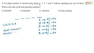 Permutation and Combination | Advanced Example - 9 | Quantitative Aptitude | TalentSprint