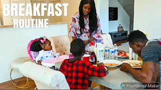 How to: Family breakfast routine | WHAT WE EAT FOR BREAKFAST|