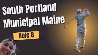South Portland municipal golf course Hole 8 Golf Vlog
