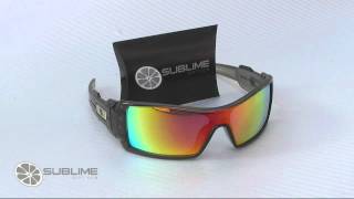 Sublime Optics   OIL RIG   Polarized FIRE RED Replacement Lenses for Oakley