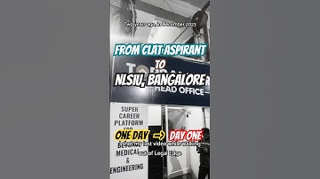 NLSIU Journey | From Clat Aspirant to India’s No. 1 NLU | #nlsiu #clat #ailet #nlsiu #lawstudent