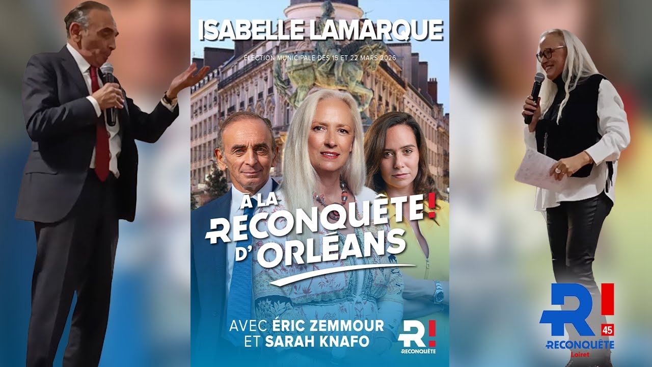 À la Reconquête d'Orléans : Conférence et dédicace d'E.Zemmour à Orléans