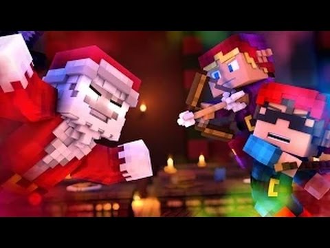 Santa Claus is Running This Town"♫ A Minecraft Parody 