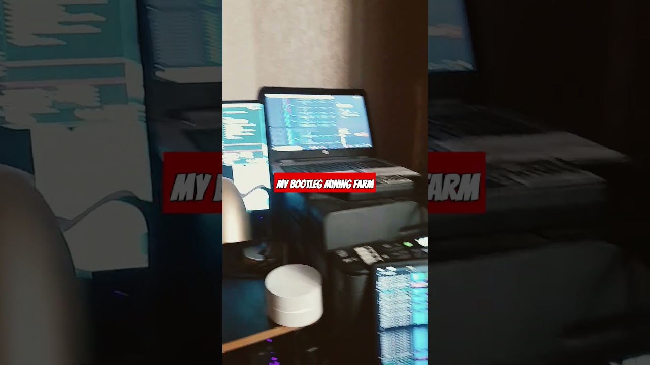 My Bootleg Mining Farm...Let's go