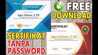 DOWNLOAD SERTIFIKAT GRATIS FREE || TANPA PASSWORD screenshot 5