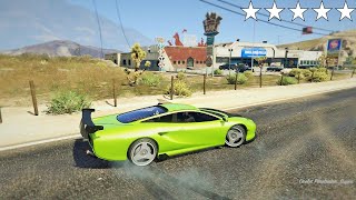 GTA 5 - BEST CAR   POLICE CHASE (PENETRATOR)