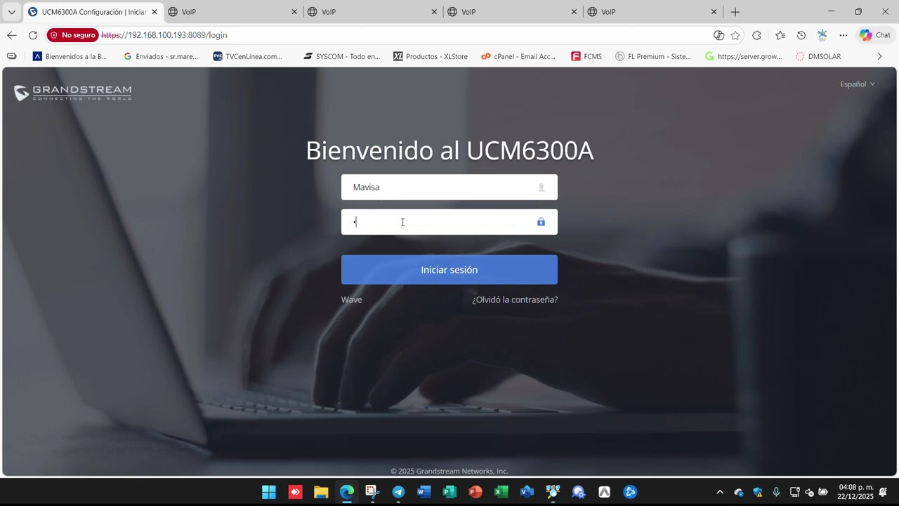 Configuración conmutador IP UCM6300A con teléfonos IP Fanvil X3U