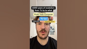 "What" evolving from the Bronze Age to today #linguistics #history #etymology #language