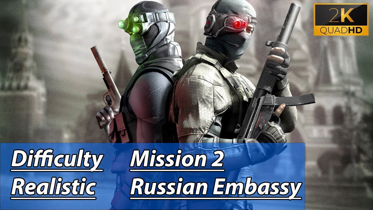 Splinter Cell Conviction - Deniable Ops - Difficulty Realistic - Mission 2 Russian Embassy