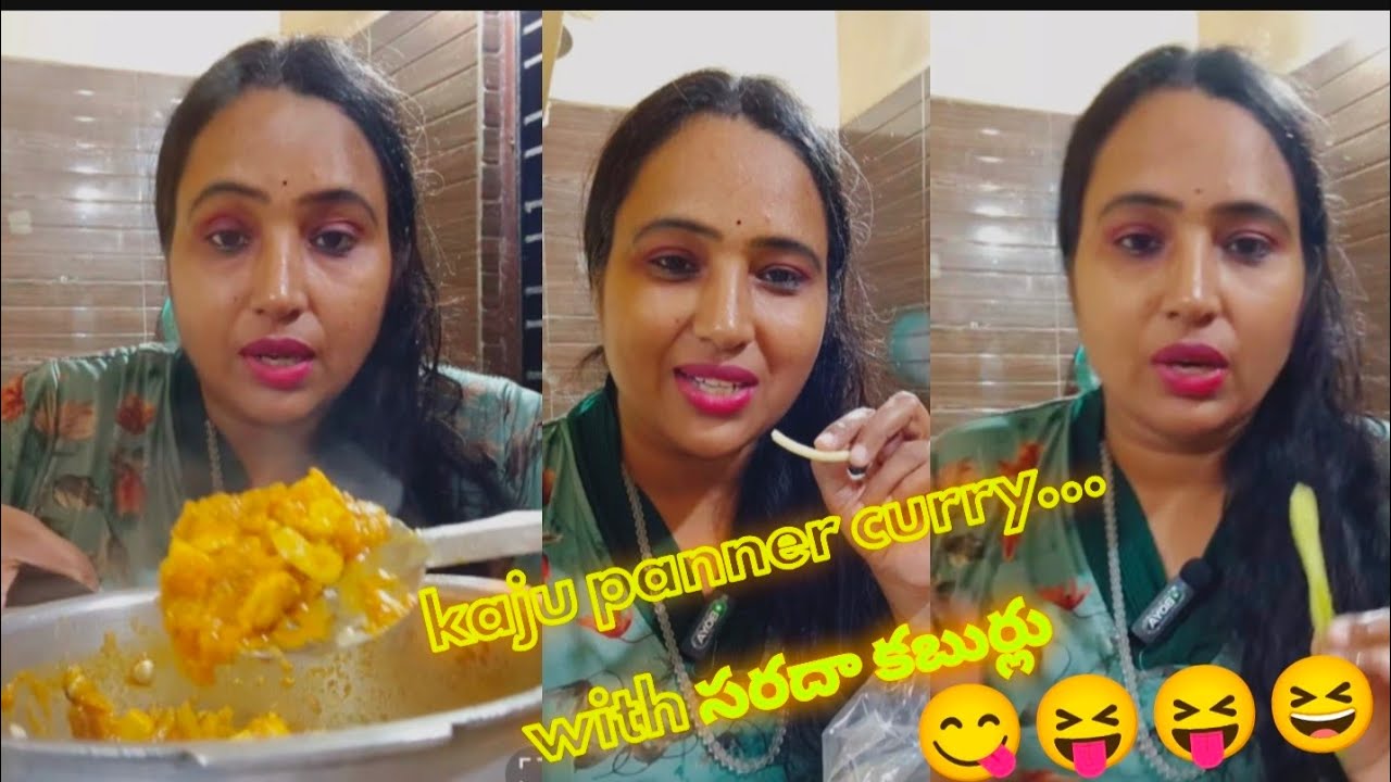9th liveKaju panner curry with కబుర్లు 