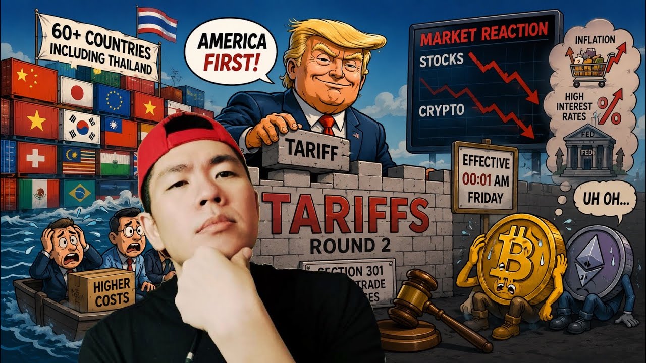 วัยรุ่นคริปโตว่าไง? 🇺🇸 ทรัมป์ขึ้นภาษีอีกแล้ว! 📉