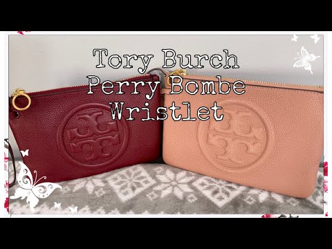 Tory Burch Perry Bombe Top-zip Card Case In Pink Moon