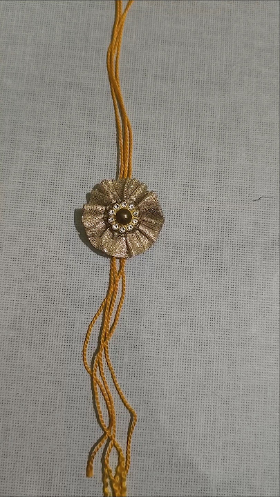 How to make Rakhi at home / Easy Rakhi making in 5 minutes / Rakhi making ideas