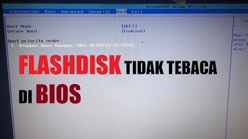 Cara Mengatasi Bootable Flashdisk TIDAK TERBACA di BIOS