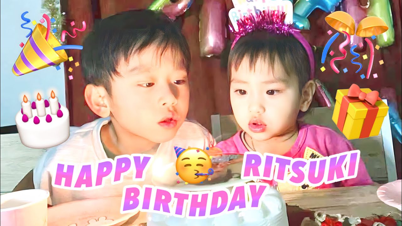 PARTY SEDERHANA ‼️SELAMAT ULANG TAHUN RITSUKI 2 - YouTube