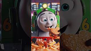 Percy the Train Devours Giant Burgers in Wild Mukbang!