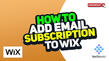 How to Add Email Subscription to Wix 2025