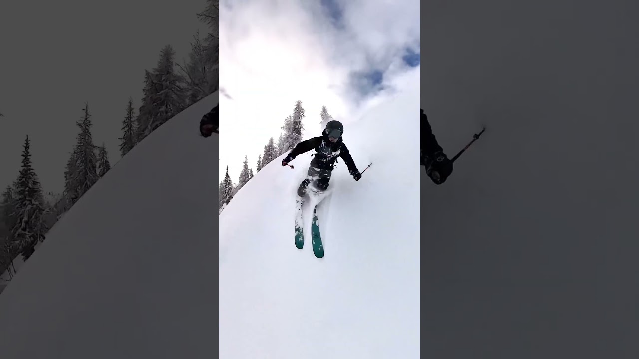 Flo Zebisch can't have enough powder 🤩 