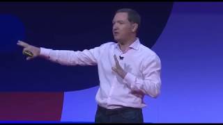 Red Hat CEO Jim Whitehurst speaks during Keynote 5: The Foundations of the Digital Economy at MWC18