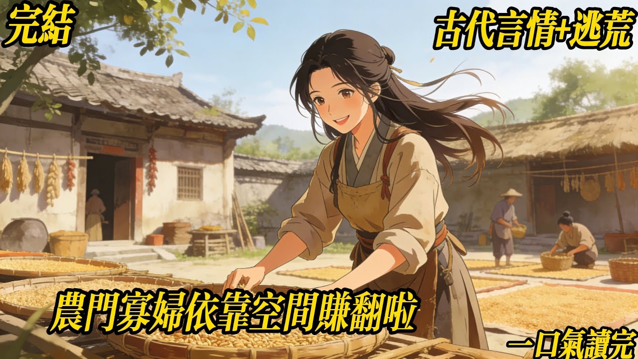 完结《农门寡妇依靠空间赚翻啦》#种田 #古代言情 #穿越 #空间 #医术 庄润月再醒来就到了古代，庄润月还来不及松一口气，却发现自己不仅是个寡妇，还带着崽子。最无奈的是还在逃荒的路上，天崩开局也不……