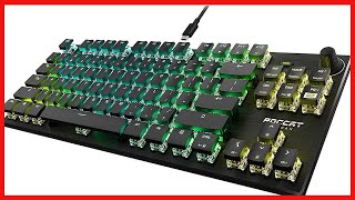 ROCCAT Vulcan TKL Pro Tenkeyless Linear Optical Titan Switch PC Gaming Keyboard with Per-key AIMO -