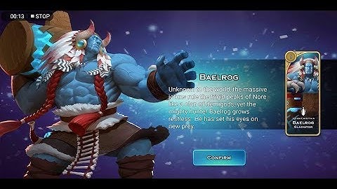 AOC- New hero BAELROG - Jotun chieftain