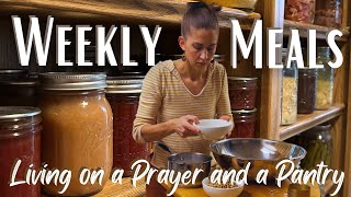 HOMESTEAD PANTRY CHALLENGE WEEK 3 MEALS | Easy Made from Scratch Recipes